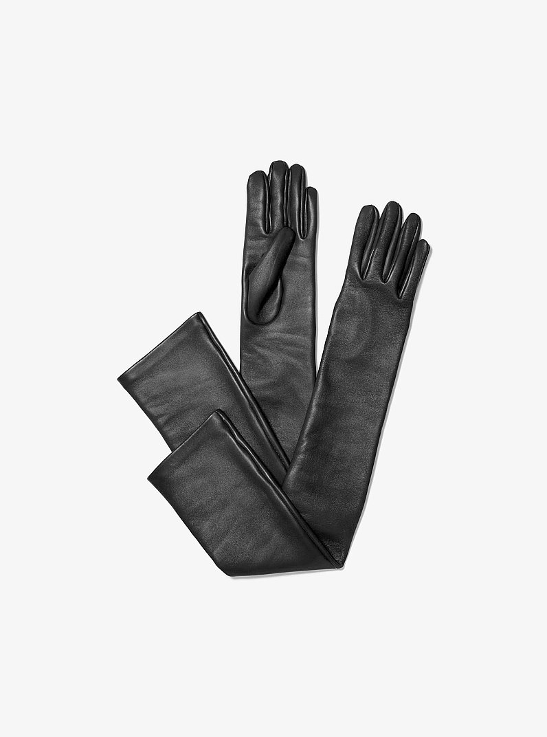 Guantes de gala de piel in NEGRO | Michael Kors