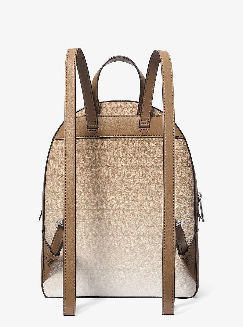Jaycee Medium Ombr&eacute; Signature Logo Backpack in HUSK | Michael Kors