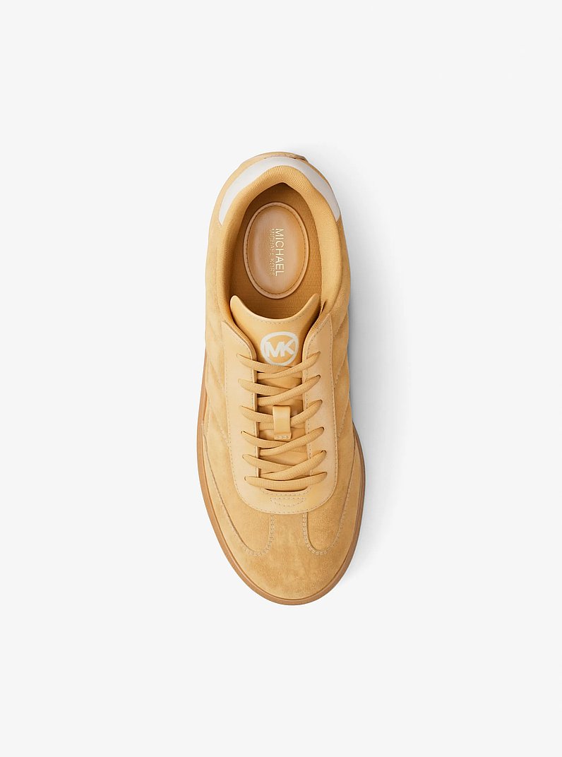 Benny Suede Sneaker in HONEYWHEAT | Michael Kors