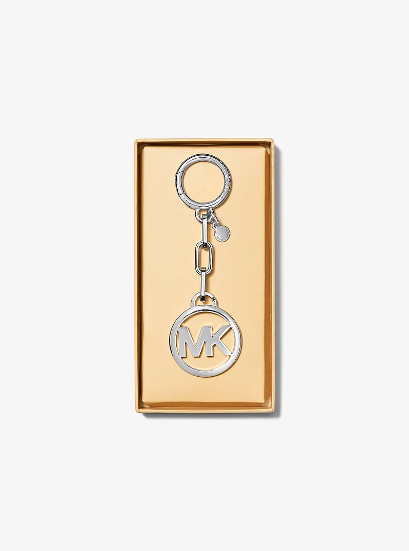 Jet Set Logo Bag Charm in SH RHODIUM - Sale | Michael Kors [US]