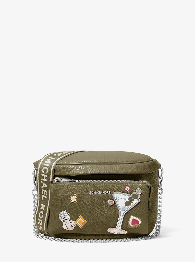 Slater Medium Embellished Sling Pack in OLIVE - Sale | Michael