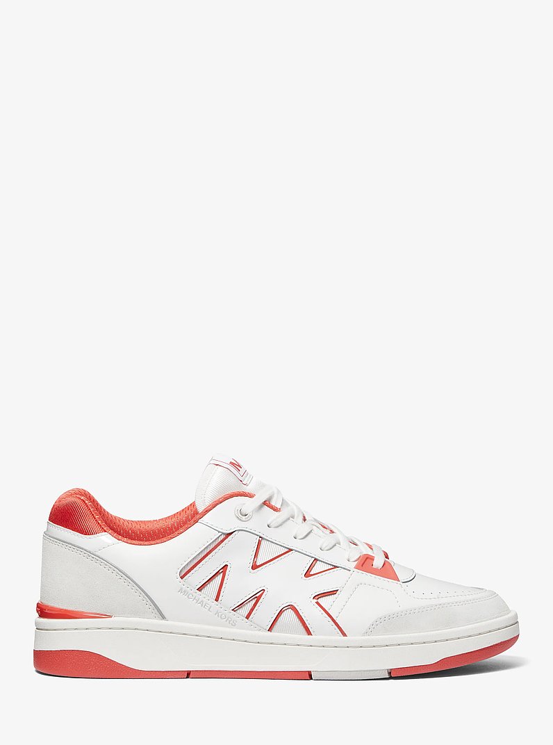 Espadrille Rebel en cuir in CORAIL &Eacute;PIC&Eacute; MULTI | Michael Kors