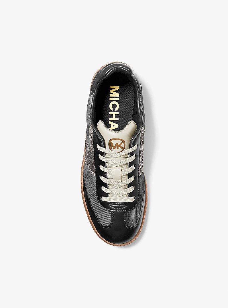 Zapatilla Jovie de materiales mixtos in NEGRO | Michael Kors