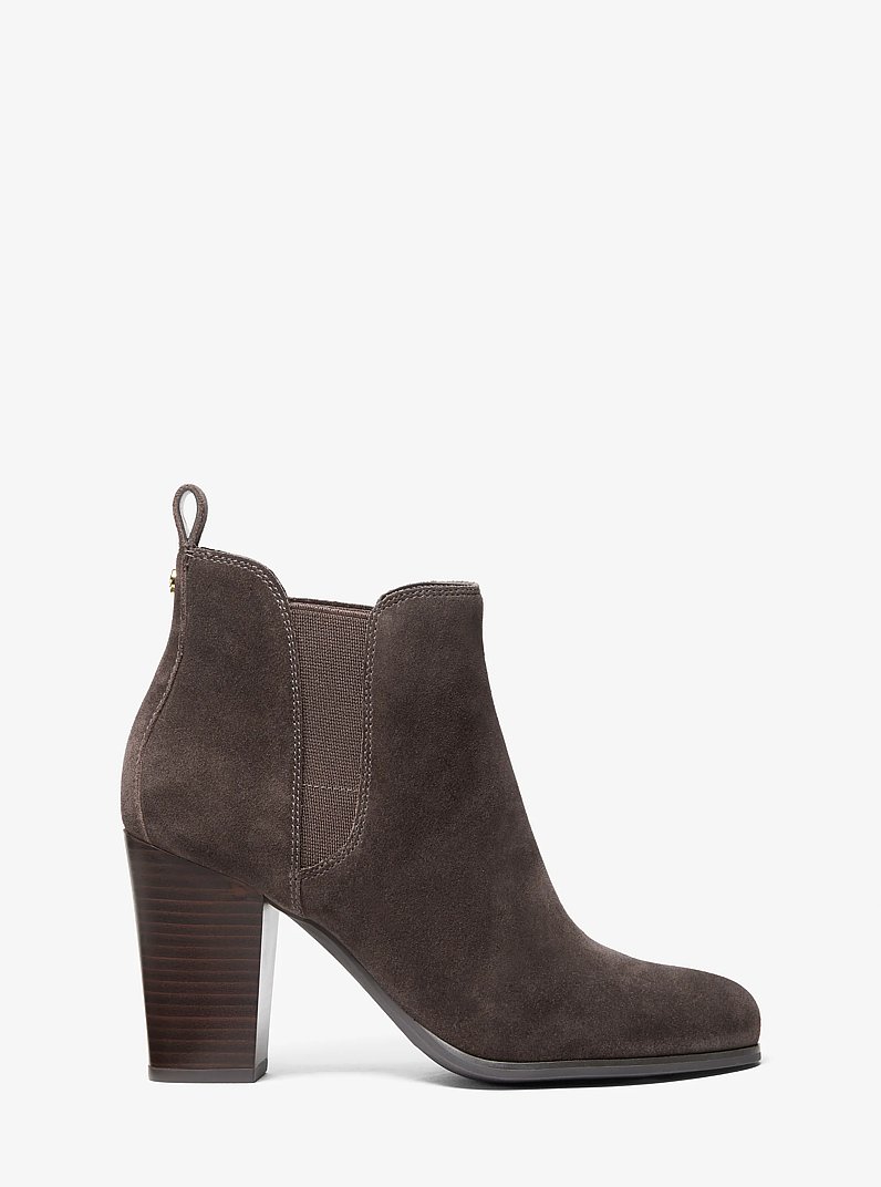 Evaline Suede Boot in CHOCOLATE | Michael Kors