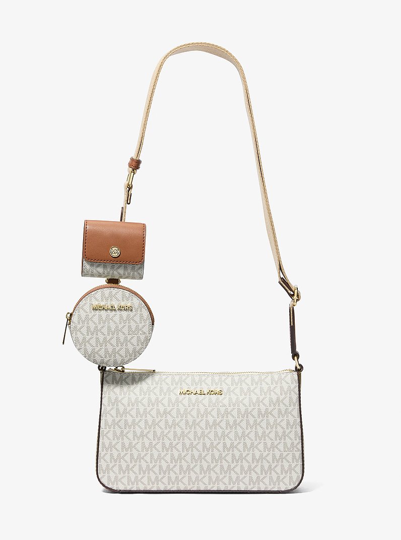 Jet Set Logo Crossbody Bag with Case for Apple Airpods Pro® in