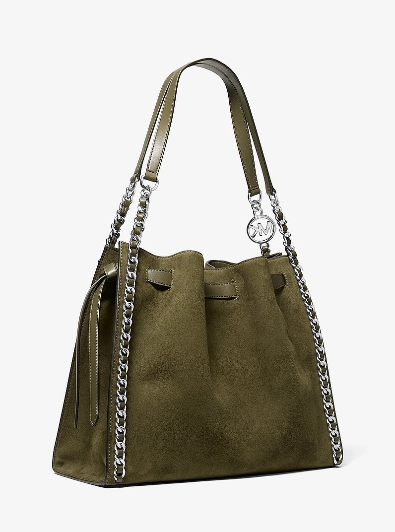 Bolso de hombro Mina grande con cadena in OLIVA | Michael Kors