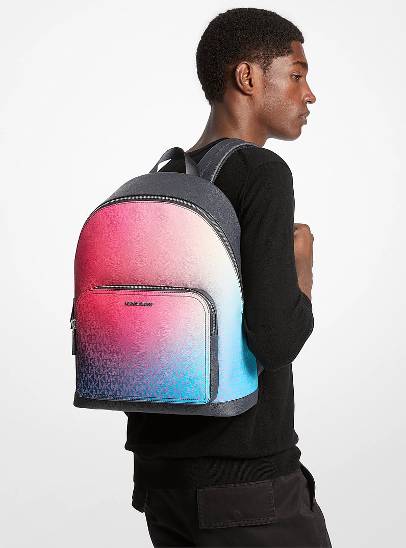 Cooper Ombr&eacute; Signature Logo Backpack in NAVY MULTI | Michael Kors