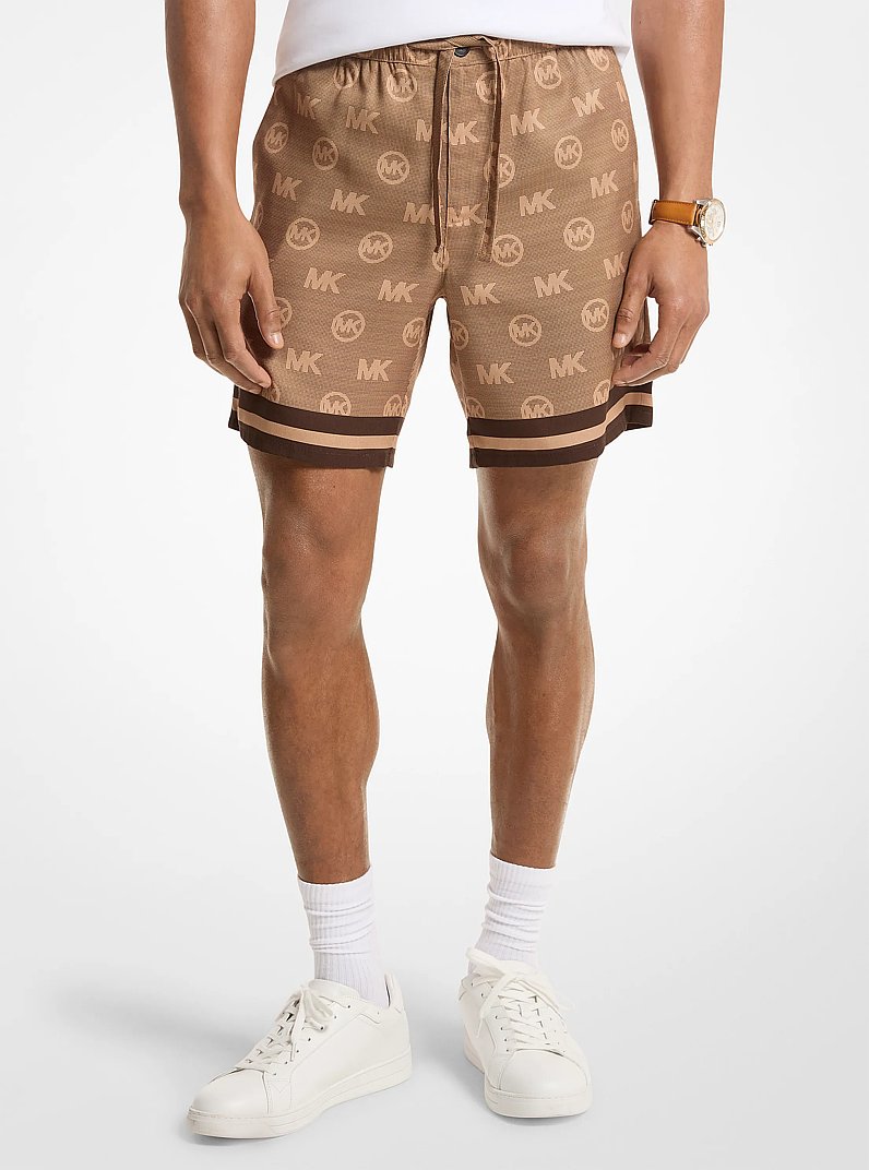 Logo TENCEL Shorts in ACC CAMEL | Michael Kors