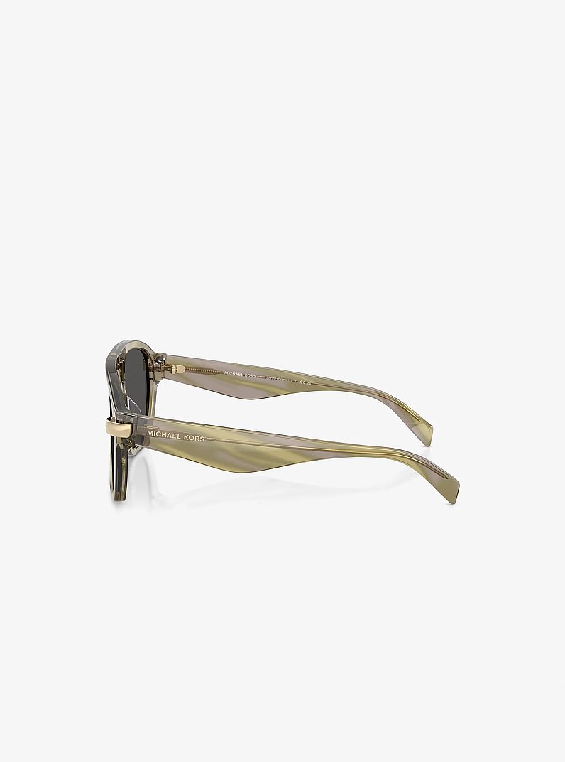 Grenada Sunglasses in OLIVE HORN | Michael Kors