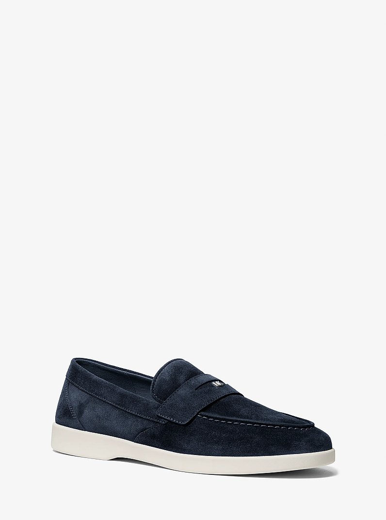 Wesley Suede Loafer in DRESS BLUES | Michael Kors