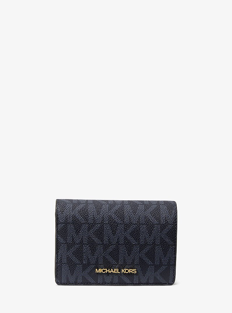 Jet Set Medium Signature Logo Wallet