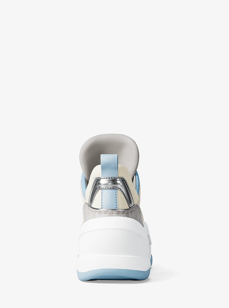 Espadrille Olympia en mat&eacute;riaux multiples in BLEU CIEL CLAIR | Michael Kors