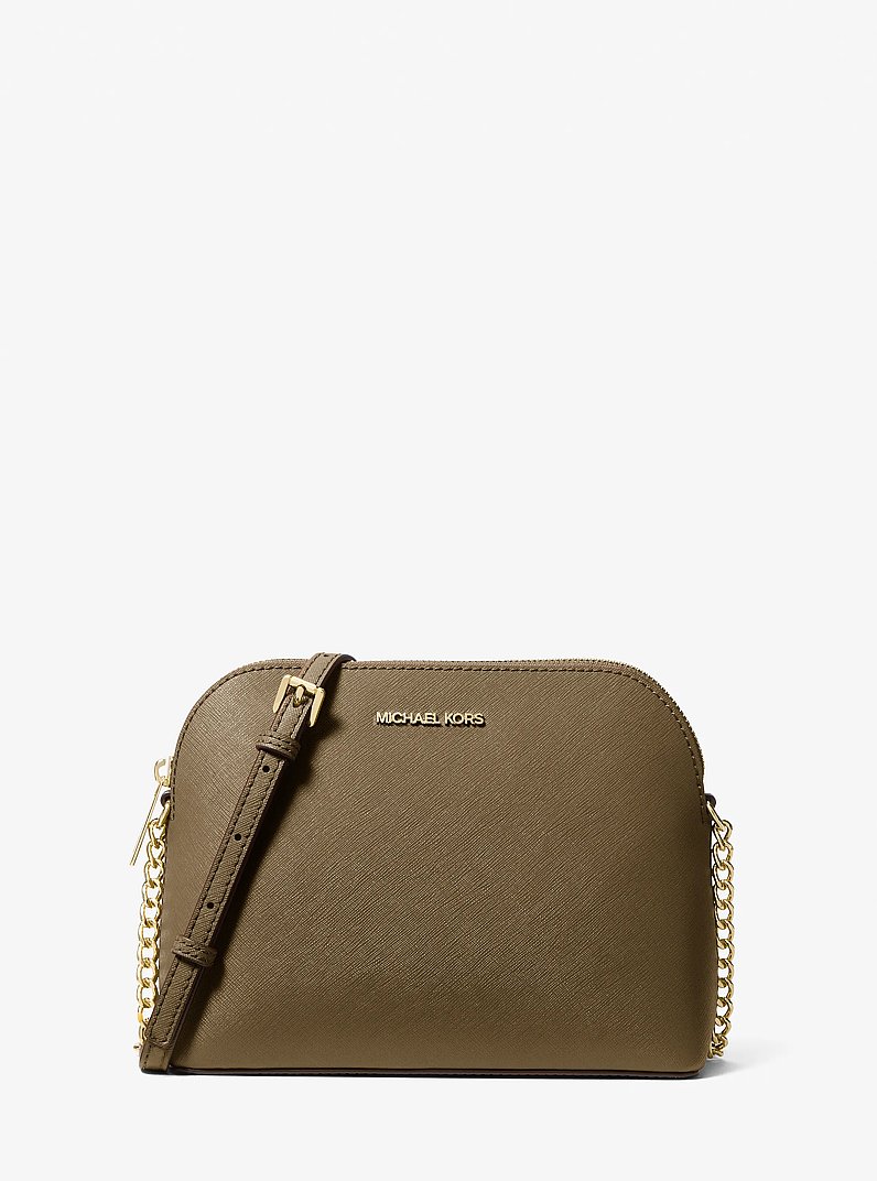 Borsa a tracolla Cindy grande in pelle in LODEN | Michael Kors