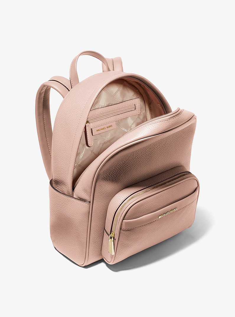 Bex Medium Pebbled Leather Backpack in SOFT PINK | Michael Kors