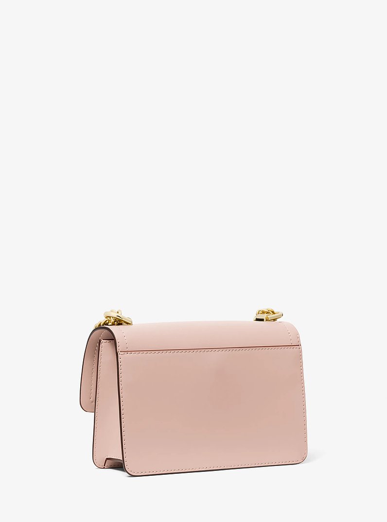 Heather Extra-Small Leather Crossbody Bag in SOFT PINK | Michael Kors