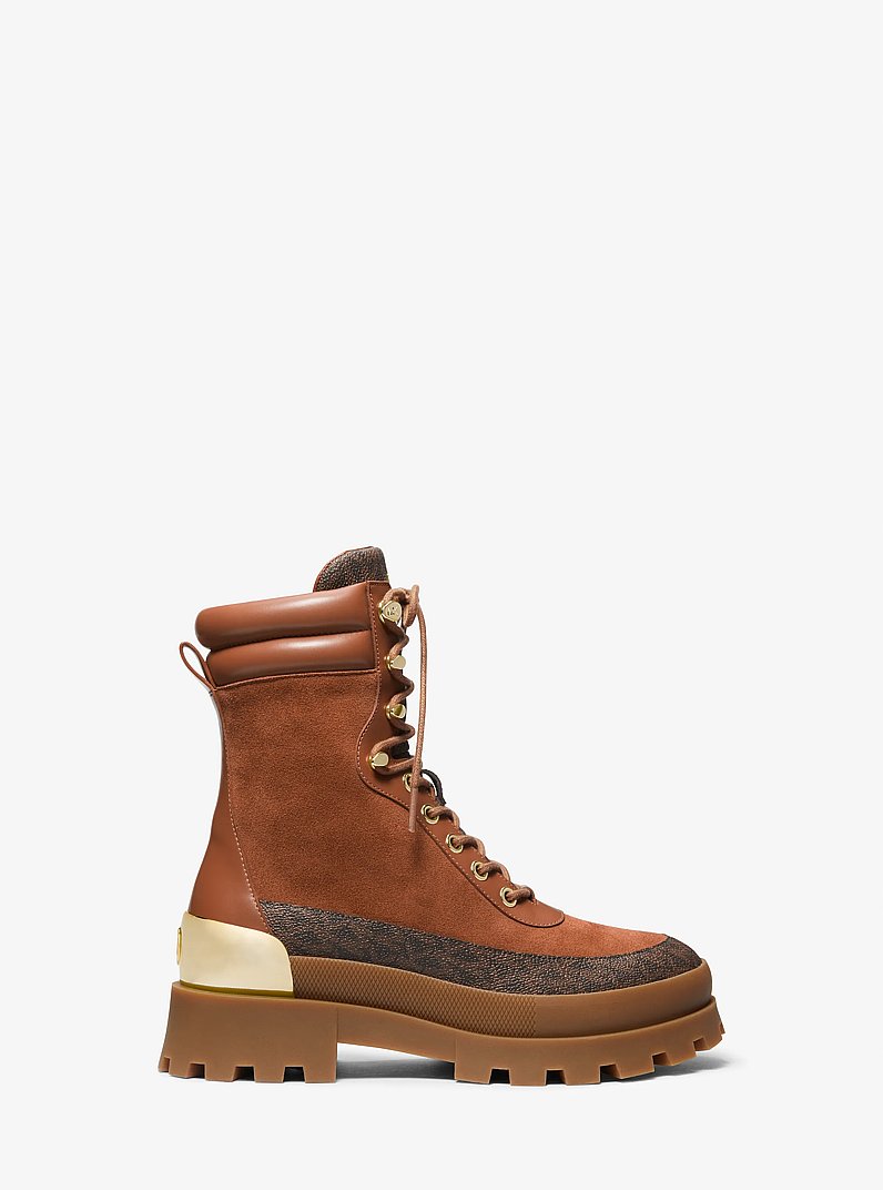 Rowan Suede and Logo Boot
