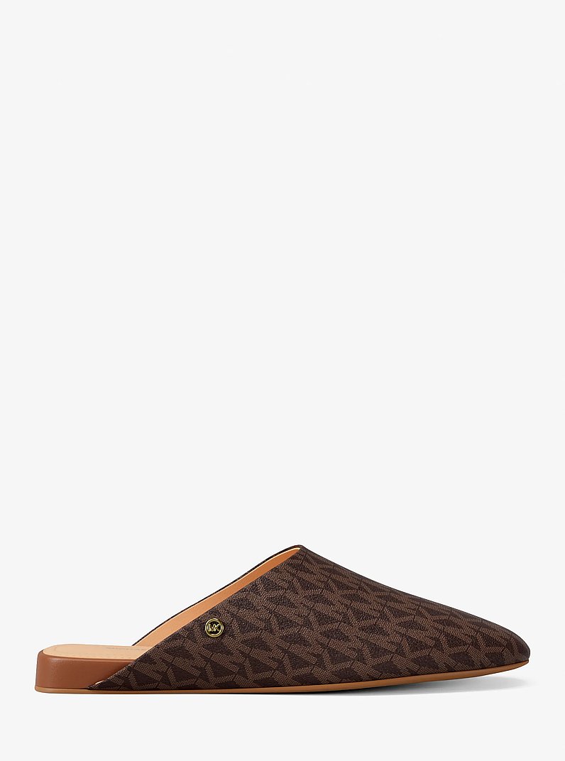 Mule Cady mit Signature-Logomuster in BRAUN | Michael Kors