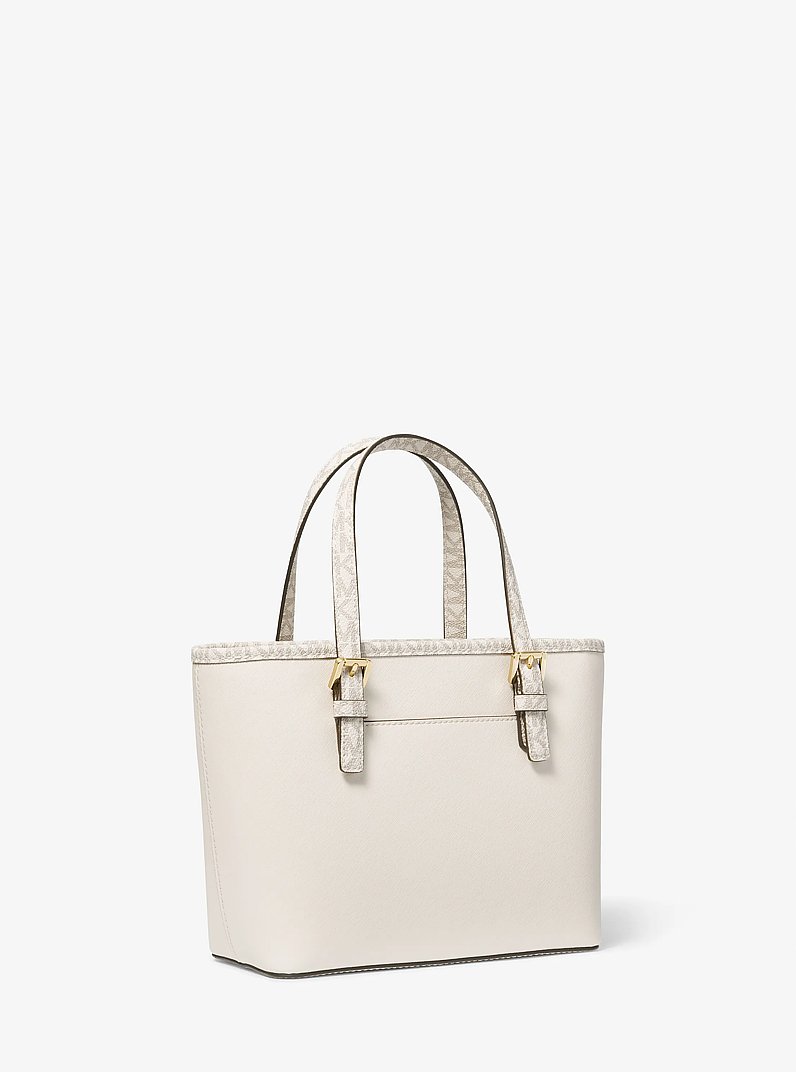 Jet Set Travel Extra-Small Top-Zip Tote Bag in LT CRM MULTI | Michael Kors
