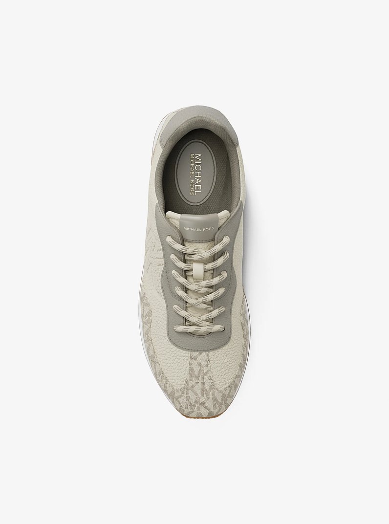 Essex Mixed-Media Trainer in VANILLA COMBO - Sale | Michael Kors [US]