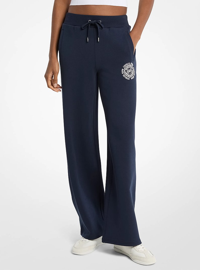 Knit Wide Leg Pants in MIDNIGHTBLUE | Michael Kors