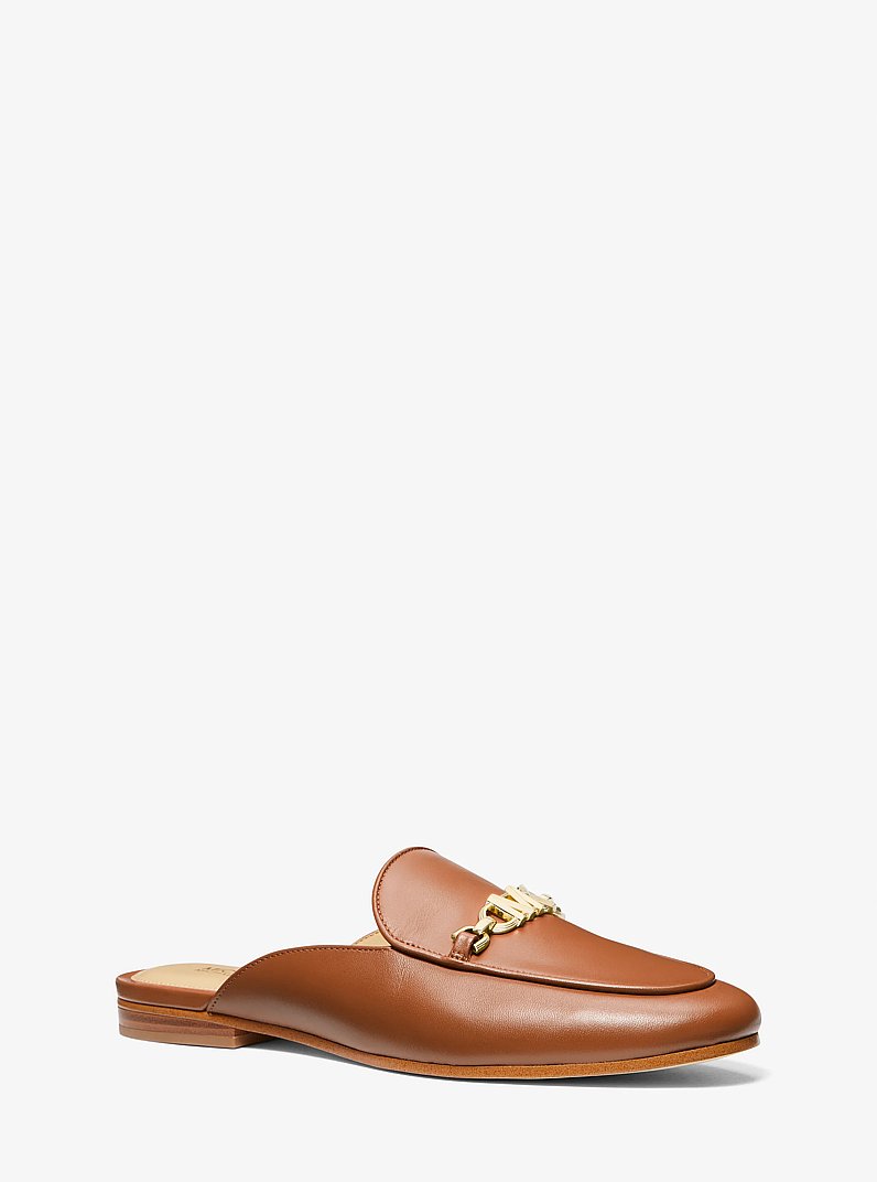 Tiffanie Leather Mule in LUGGAGE | Michael Kors