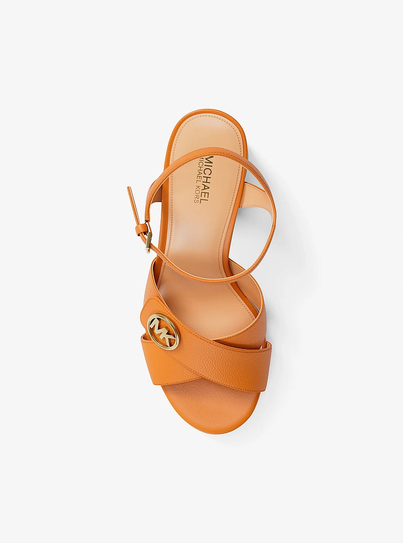 Hannah Platform Sandal in RADIANT ORANGE | Michael Kors
