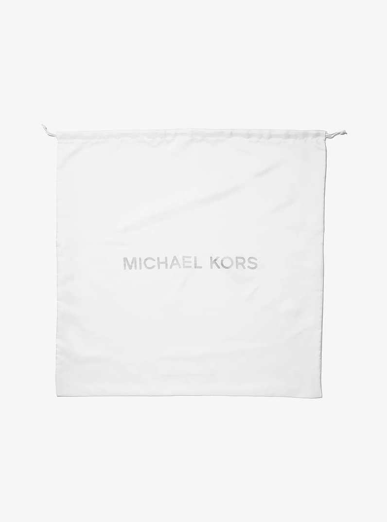 Extra-Large Logo Woven Dust Bag in WHITE | Michael Kors