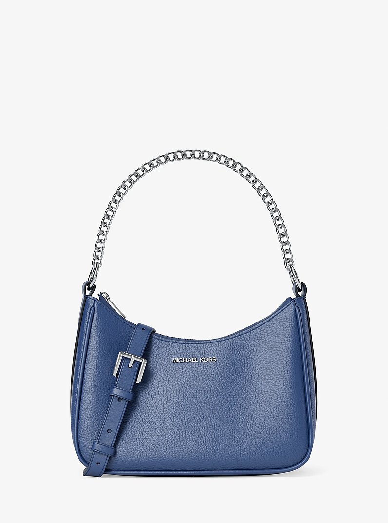 Bandolera Jet Set convertible grande de piel granulada in AZUL GALAXIA | Michael Kors