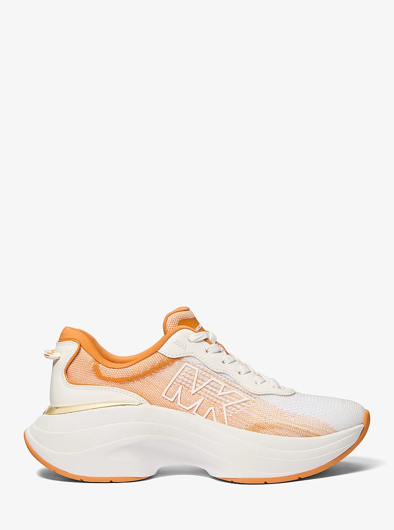 Athena Ombr&eacute; Stretch Knit Trainer in RADIANT ORANGE | Michael Kors