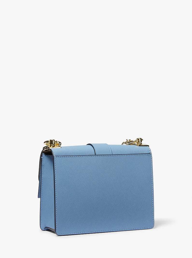 Greenwich Small Saffiano Leather Crossbody Bag in FRENCH BLUE | Michael Kors