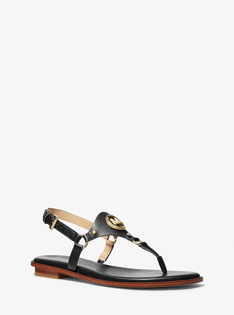 Sandale Casey en cuir in NOIR | Michael Kors
