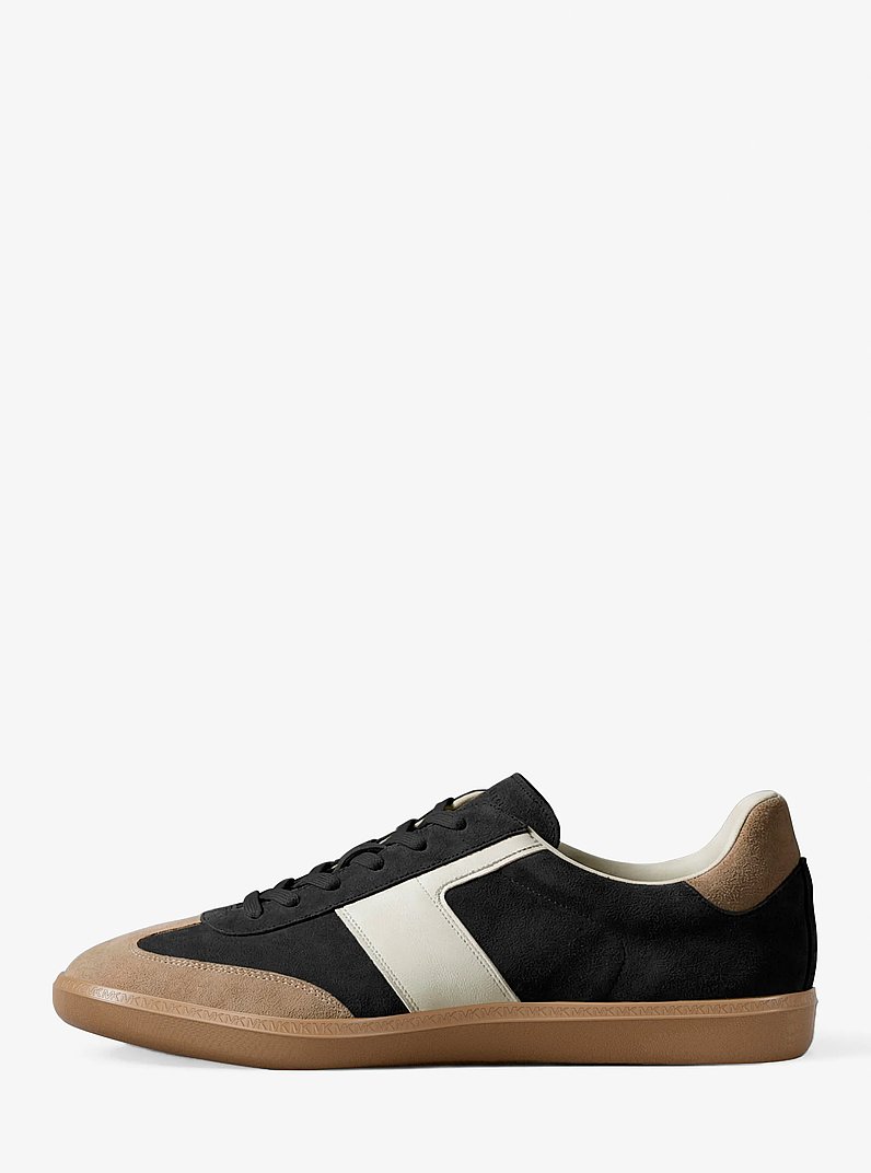 Sneaker Jovie aus Wildleder in Blockfarben in SCHWARZ COMBO | Michael Kors