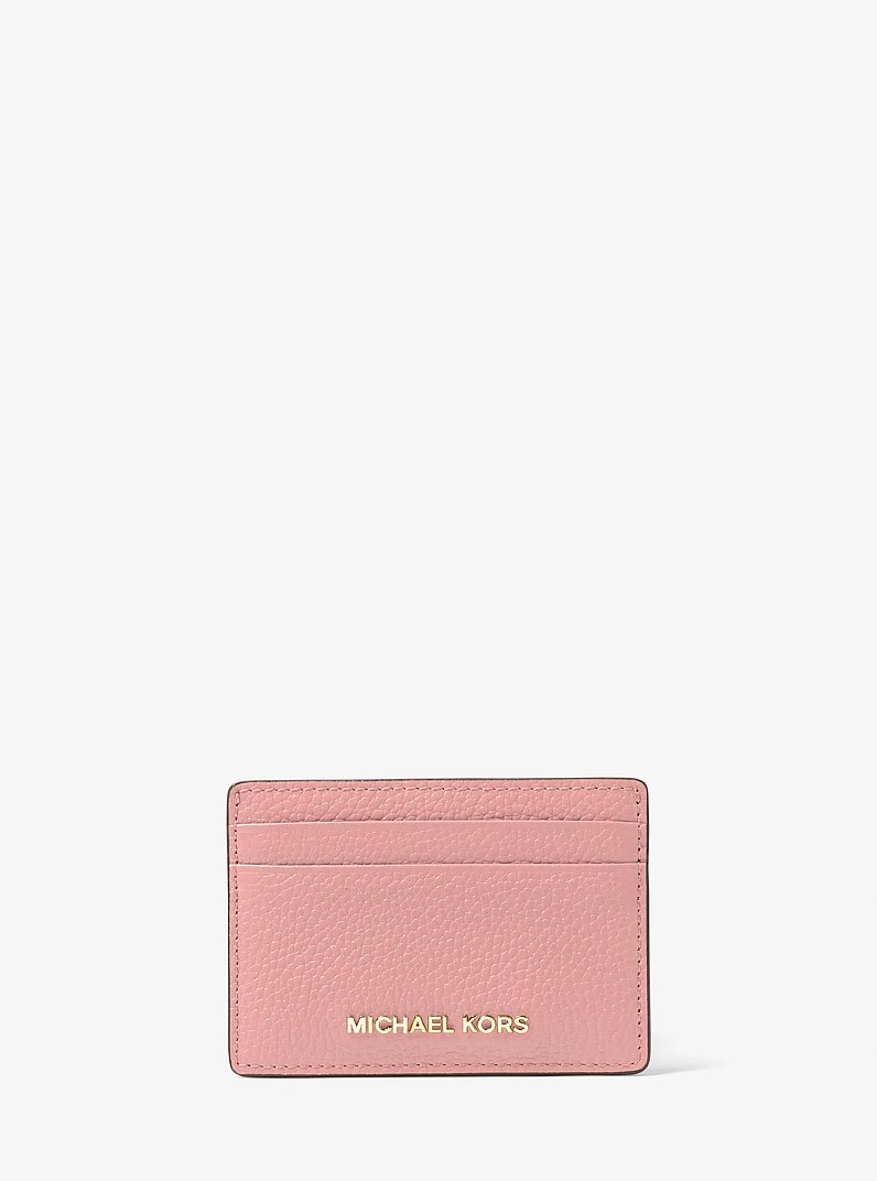 Pebbled Leather Card Case in PRIMROSE | Michael Kors