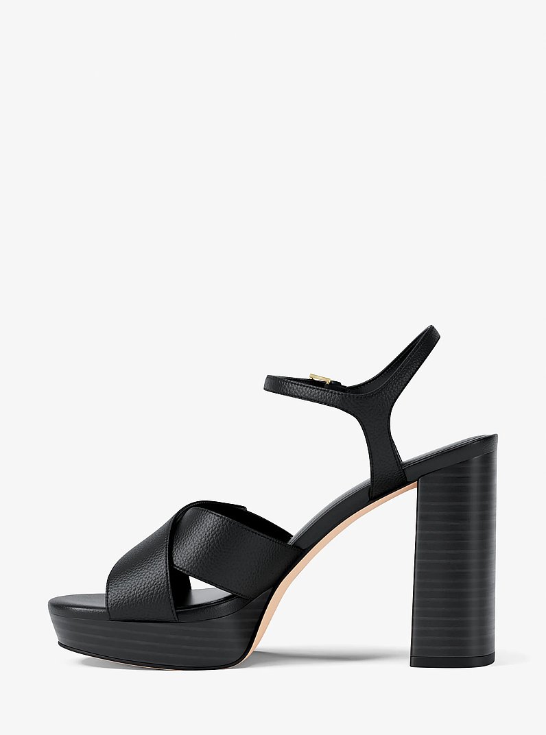 Hannah Platform Sandal in BLACK - Sale | Michael Kors [US]