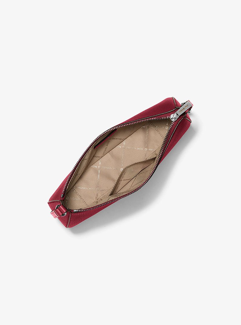 Petite pochette Sammy en cuir in BORDEAUX | Michael Kors