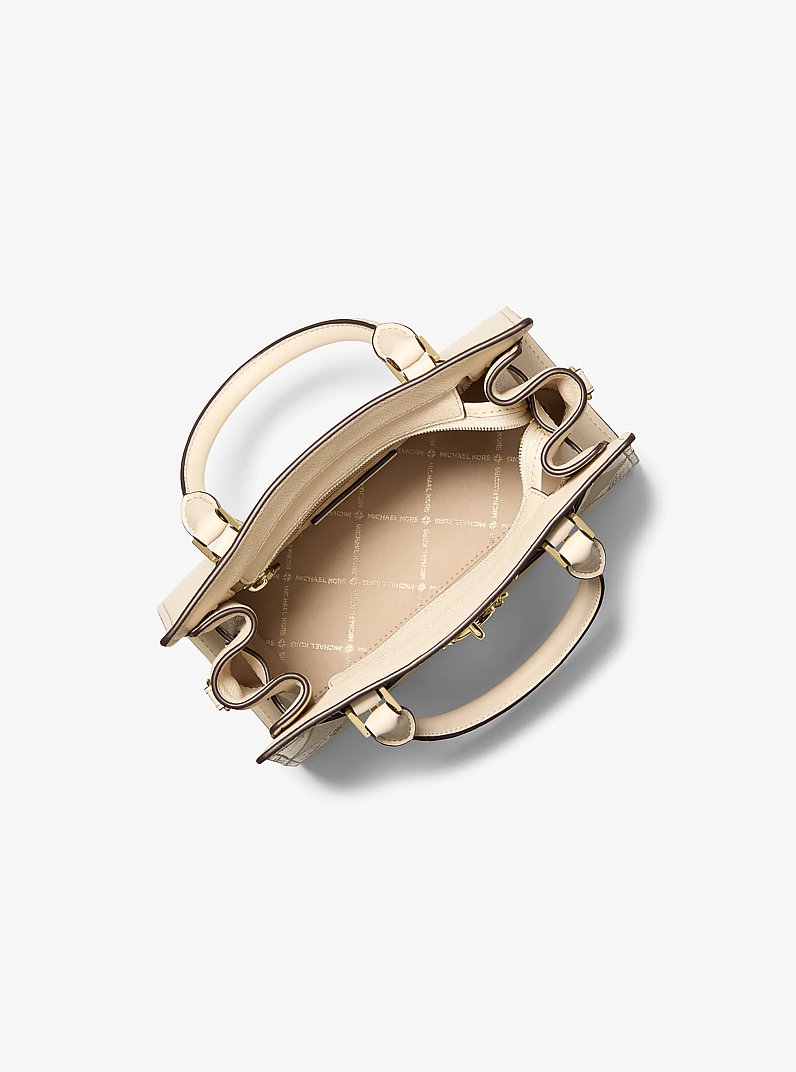 マイケルコース　エナメル  ターンロック　クラッチ　蛇　ショルダー可　値下げ！ MICHAEL KORS - マイケルコース エナメル ターンロック クラッチ 蛇