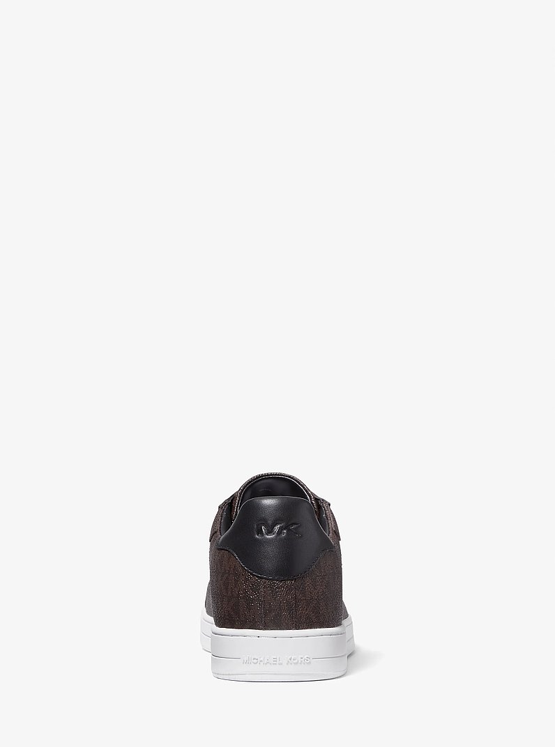 Keating Logo Sneaker in BROWN | Michael Kors