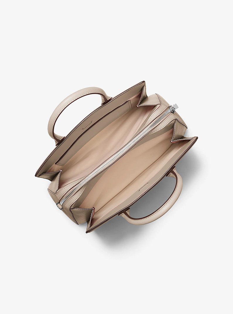 Henkeltasche Laila Medium aus Leder in HELLER SAND | Michael Kors