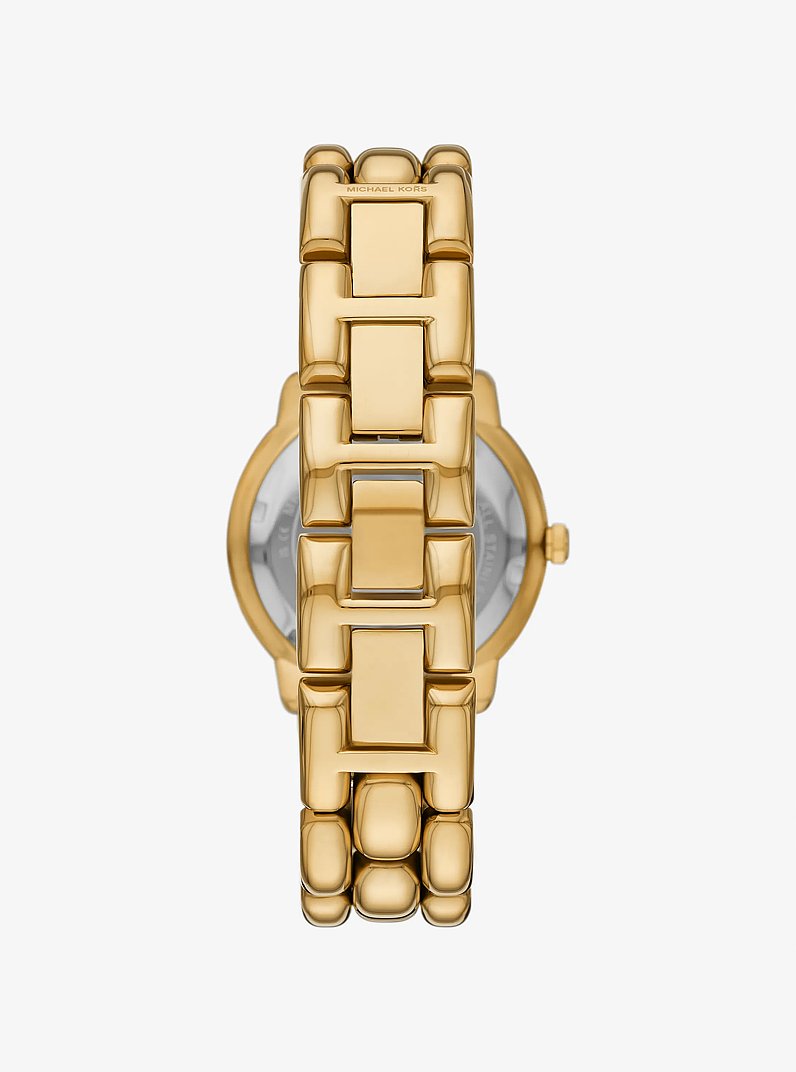 Mini Phoebe Gold-Tone Watch in GOLD | Michael Kors