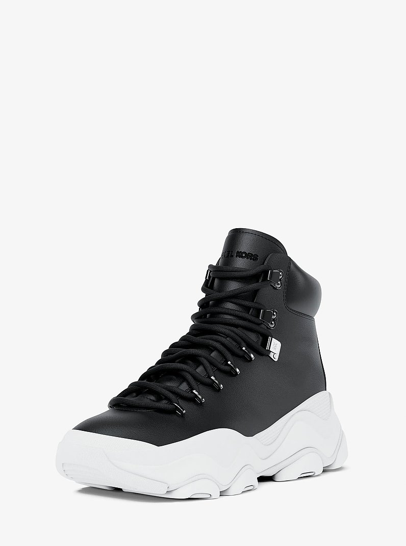 Atlas Leather Boot in BLACK | Michael Kors