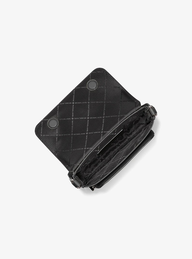 Cooper Saffiano Leather Crossbody Bag in BLACK | Michael Kors