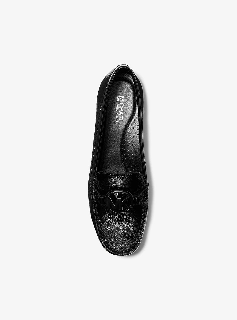 Mocas&iacute;n Fulton de charol in NEGRO | Michael Kors