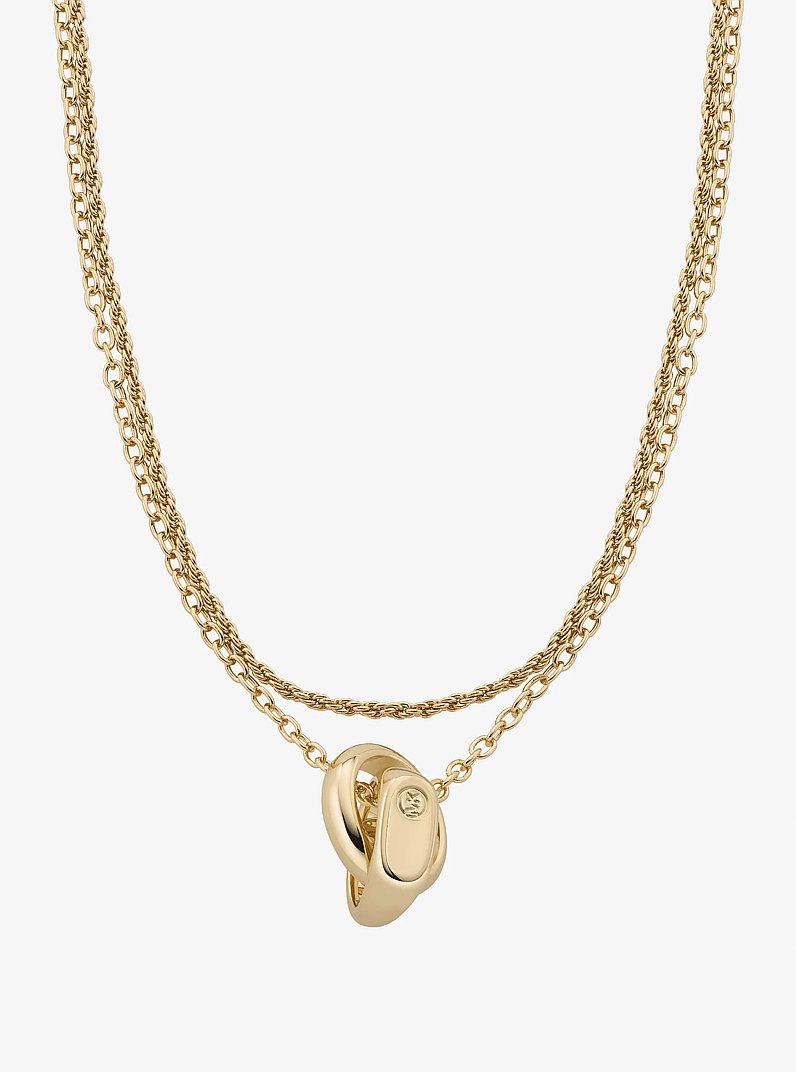 Collar doble entrelazado in DORADO | Michael Kors
