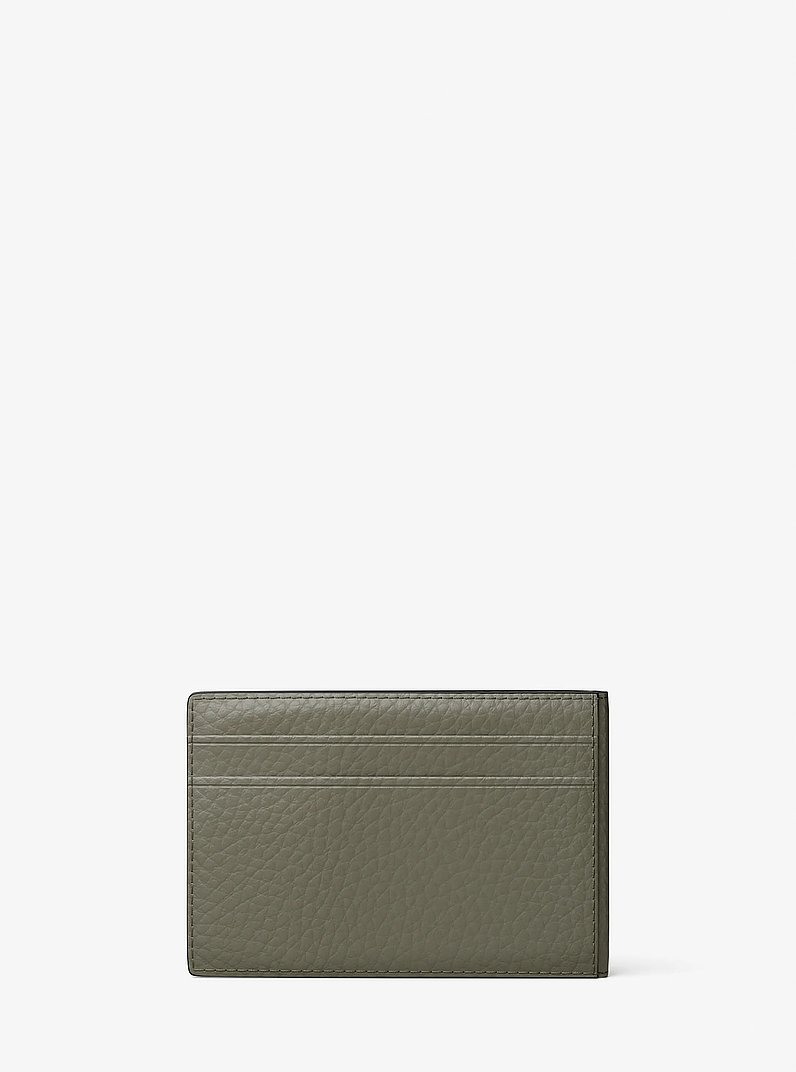 Cooper Pebbled Leather Wallet in OLIVE | Michael Kors