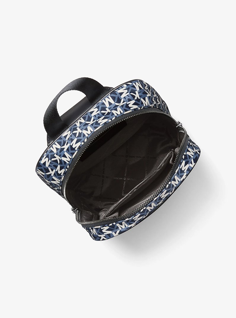 Lautner Logo Print Sling Pack in NAVY | Michael Kors