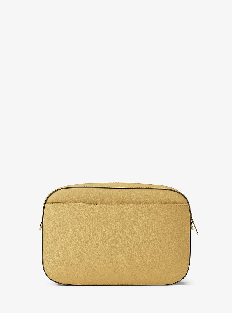 Bolsa cruzada Jet Set grande de piel Saffiano in MIEL | Michael Kors