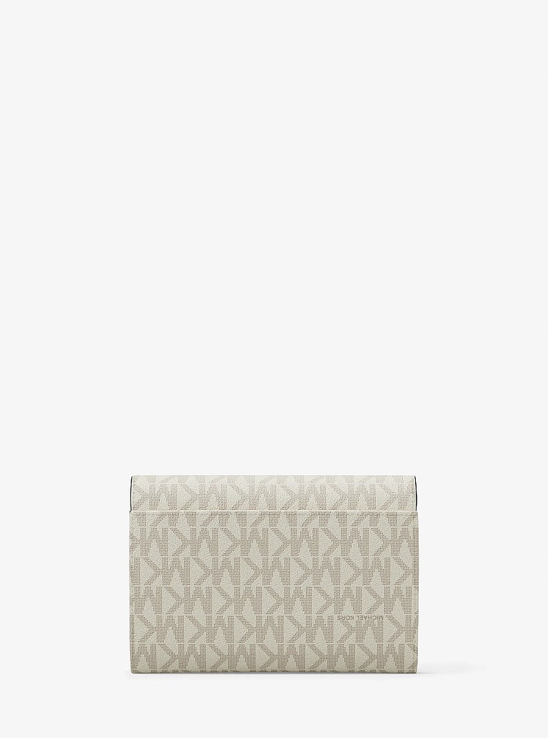 Jet Set Medium Signature Logo 2-in-1 Wallet in PWD BLSH MLT | Michael Kors
