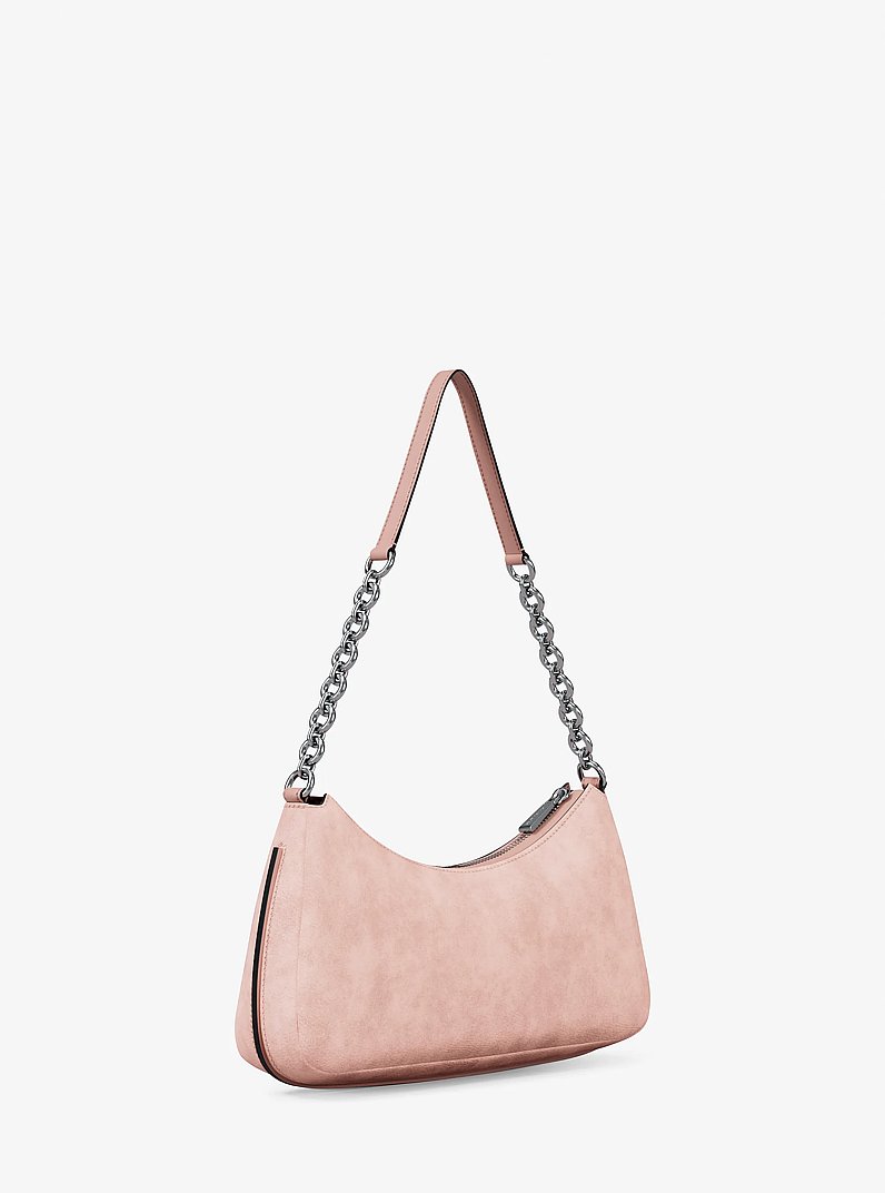 Pochette Nolita Medium aus Nubuk mit Kette in RAUCHROSA | Michael Kors