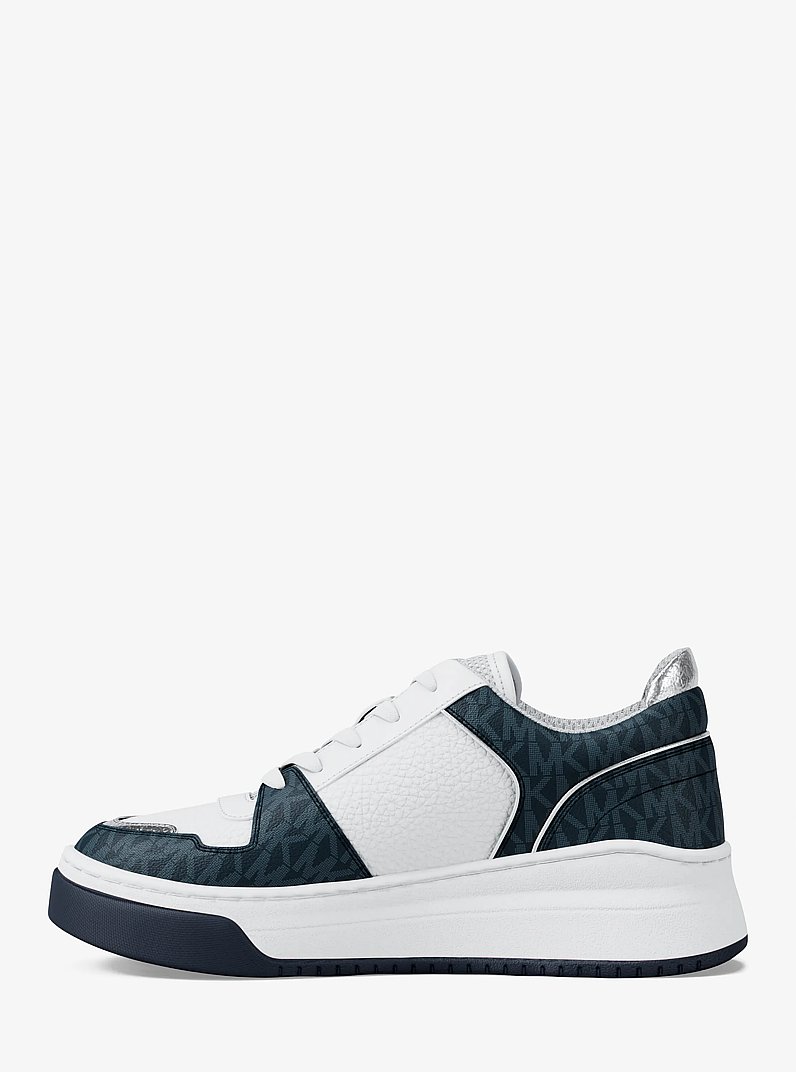Lexi Mixed-Media Sneaker in ADMIRAL | Michael Kors