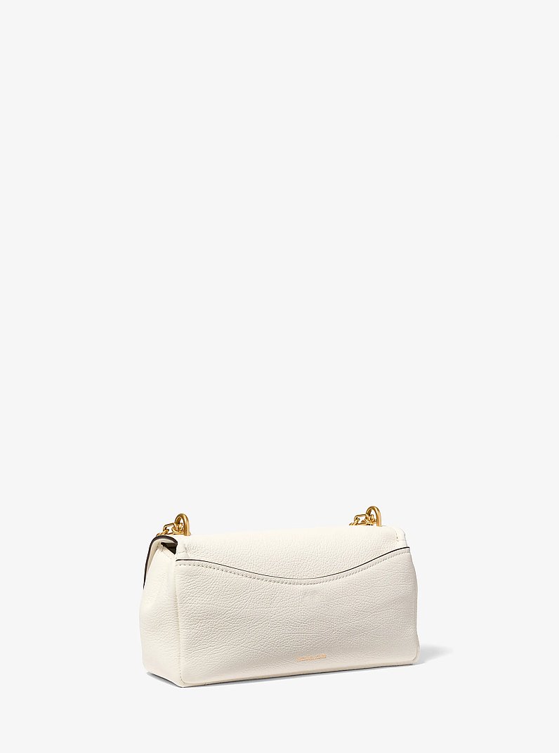 Bolso de hombro transformable Bryant peque&ntilde;o de piel texturizada in BEIGE P&Aacute;LIDO | Michael Kors